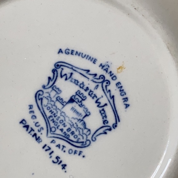 Windsor Ware Blue And White Ceramic Bowl - Picture 5 of 5